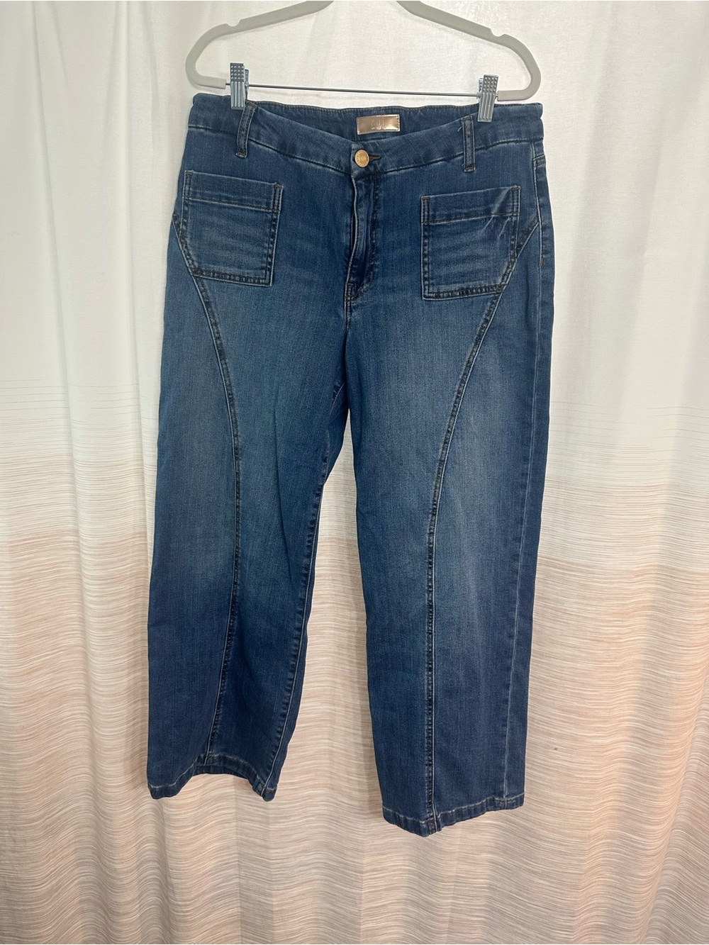 Kut from the Kloth Charlotte Wide Leg Jeans Size 12